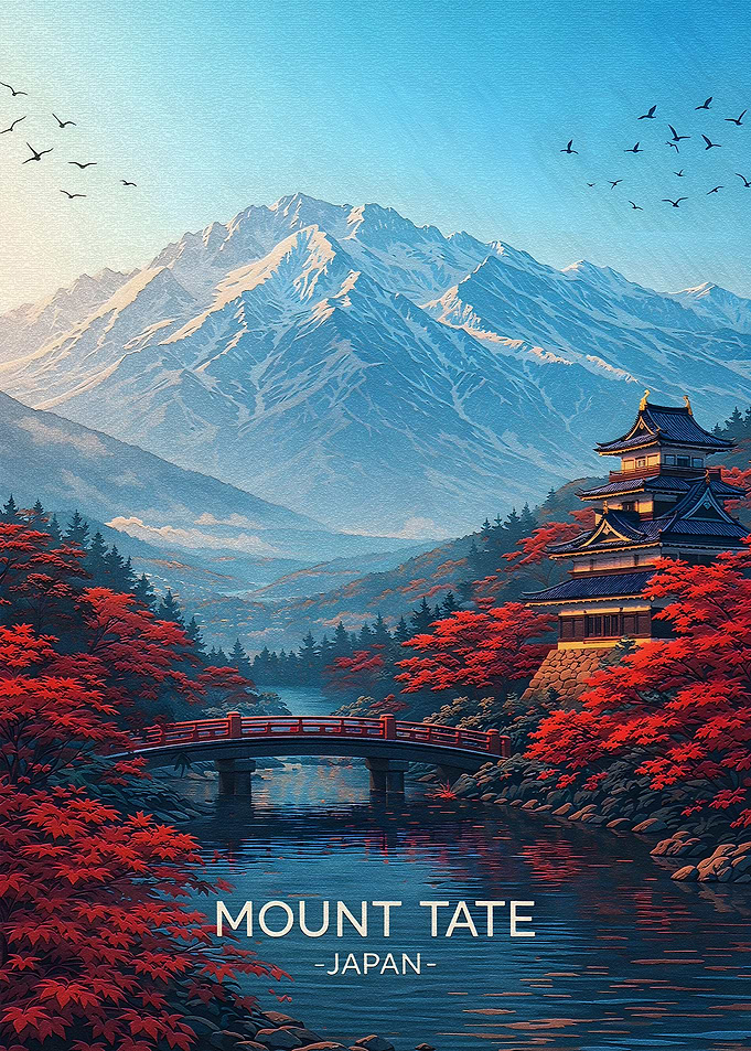 Mount Tate Japan Landscape