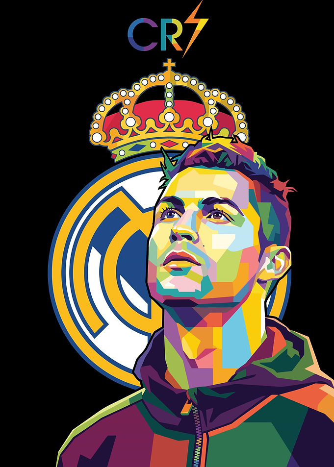 Cristiano Ronaldo Pop Art