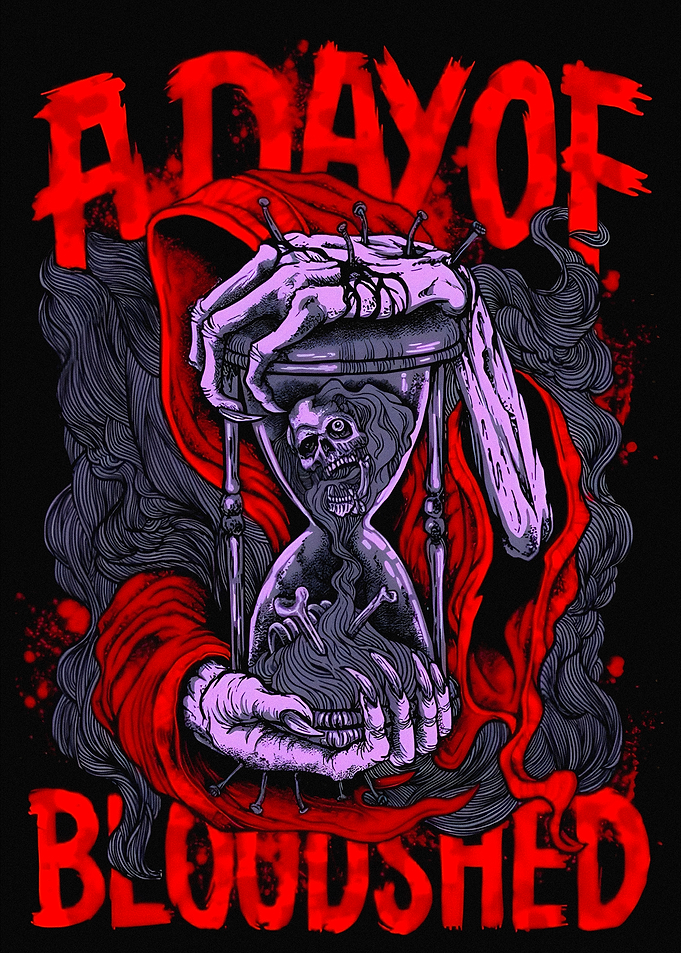 A Day of Bloodshed Hourglass