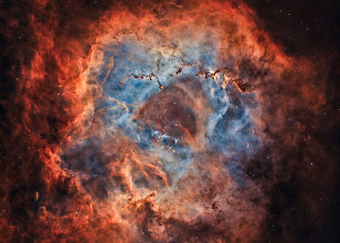 Rosette Nebula in Space