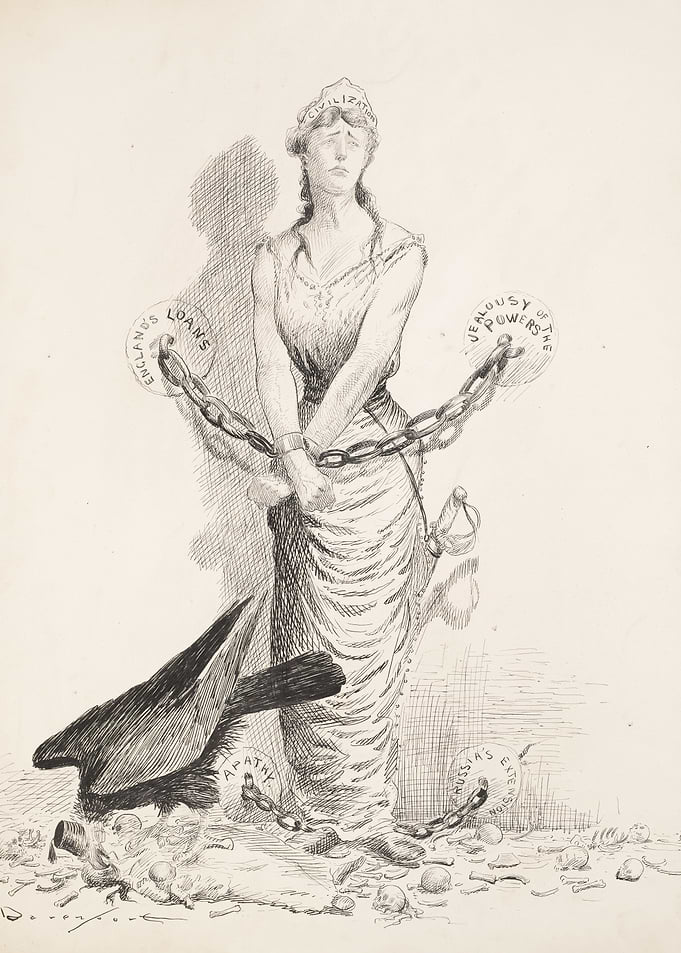 Allegory of Justice in Chains