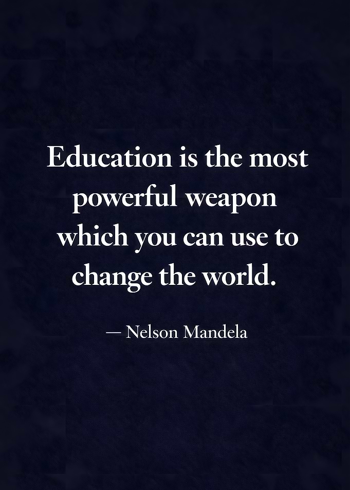 Nelson Mandela Education Quote