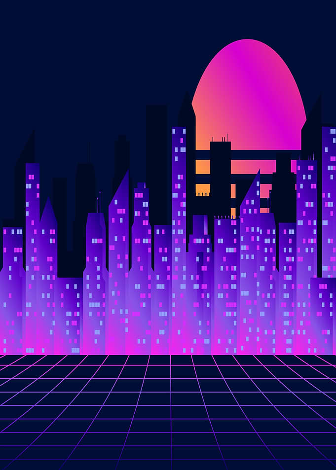 Retro Cityscape