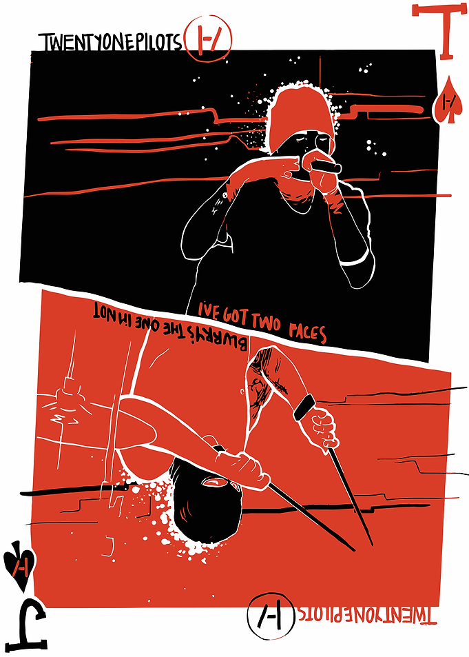 Twenty One Pilots Card Art