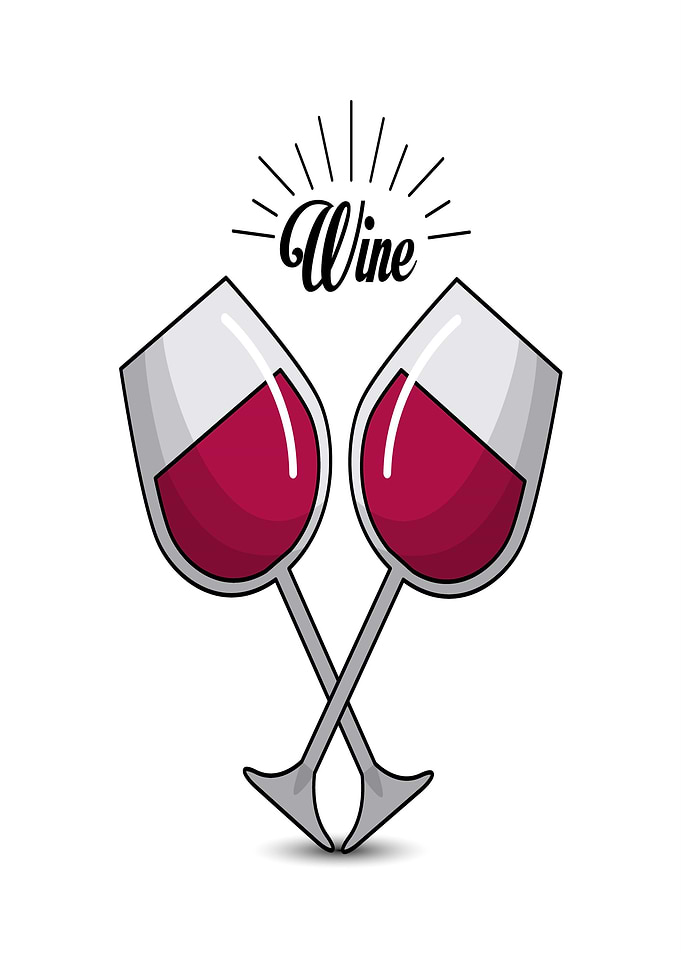 Glasses Of Red Wine