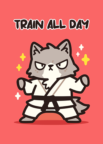Karate Cat Training