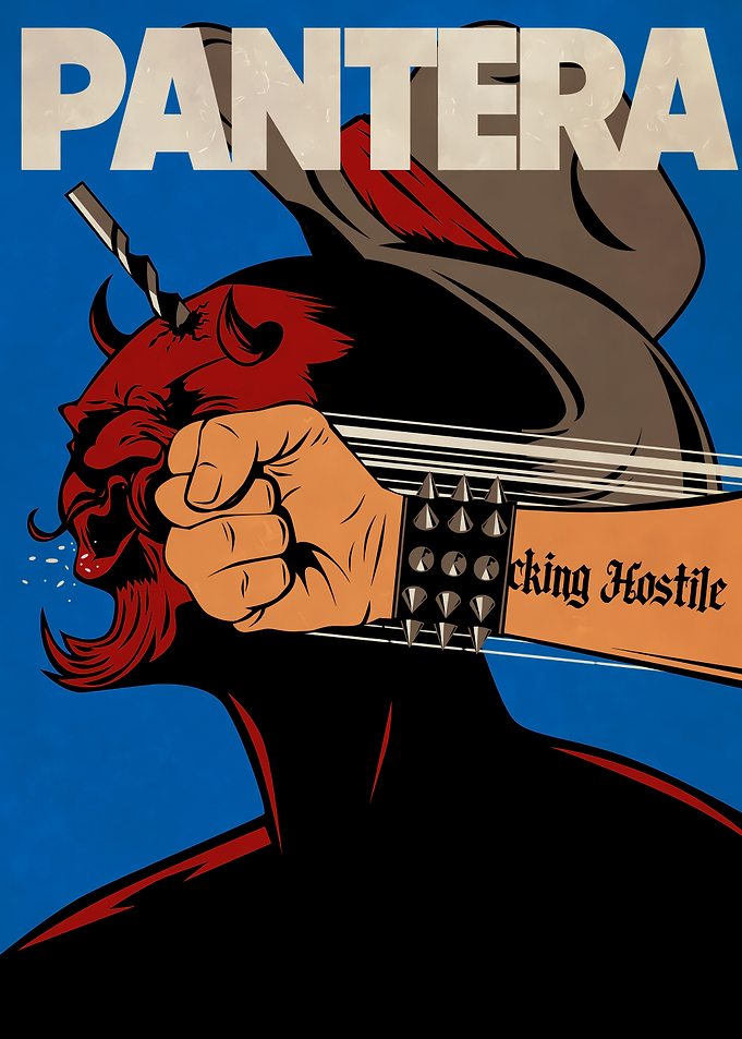 Pantera 'Fucking Hostile' Album Art