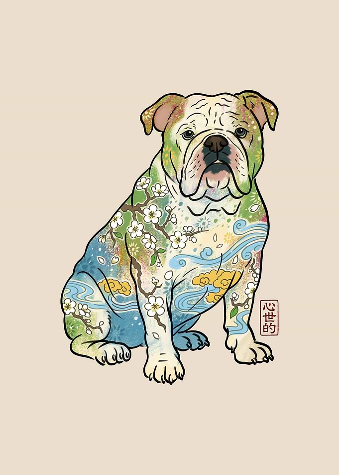 Bulldog Cherry Blossom
