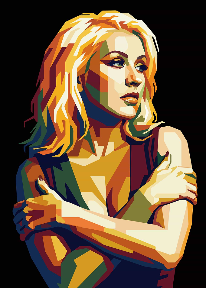 Pop Art Portrait of a Woman