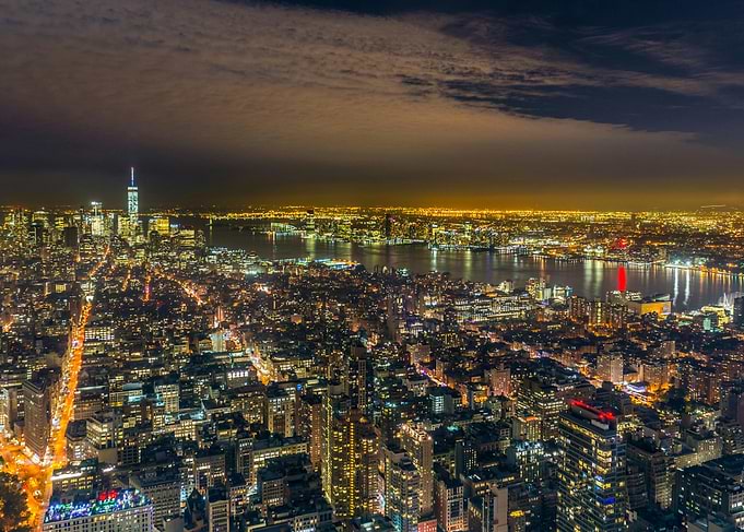 New York City Skyline at Night