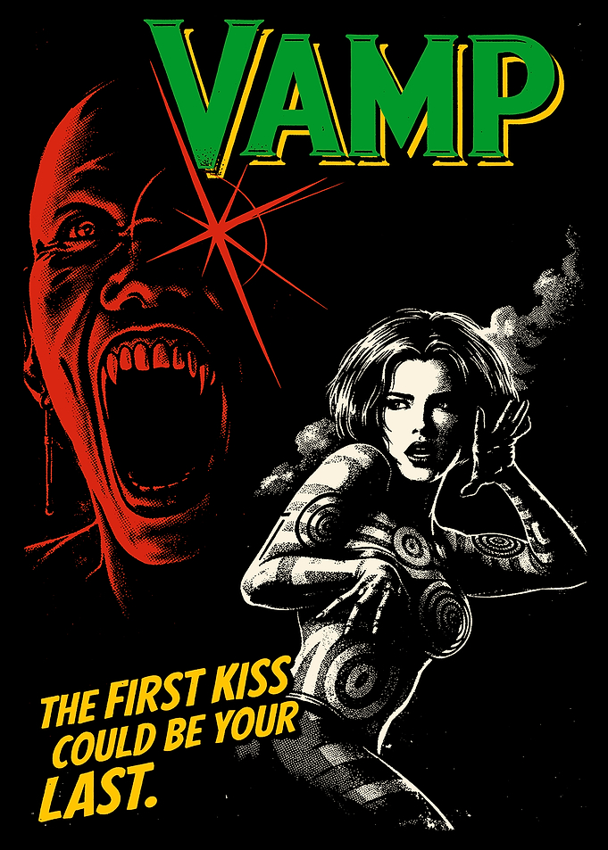 Vamp Horror Movie Graphic