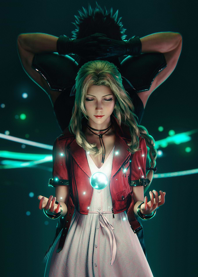Aerith Gainsborough and Zack Fair
