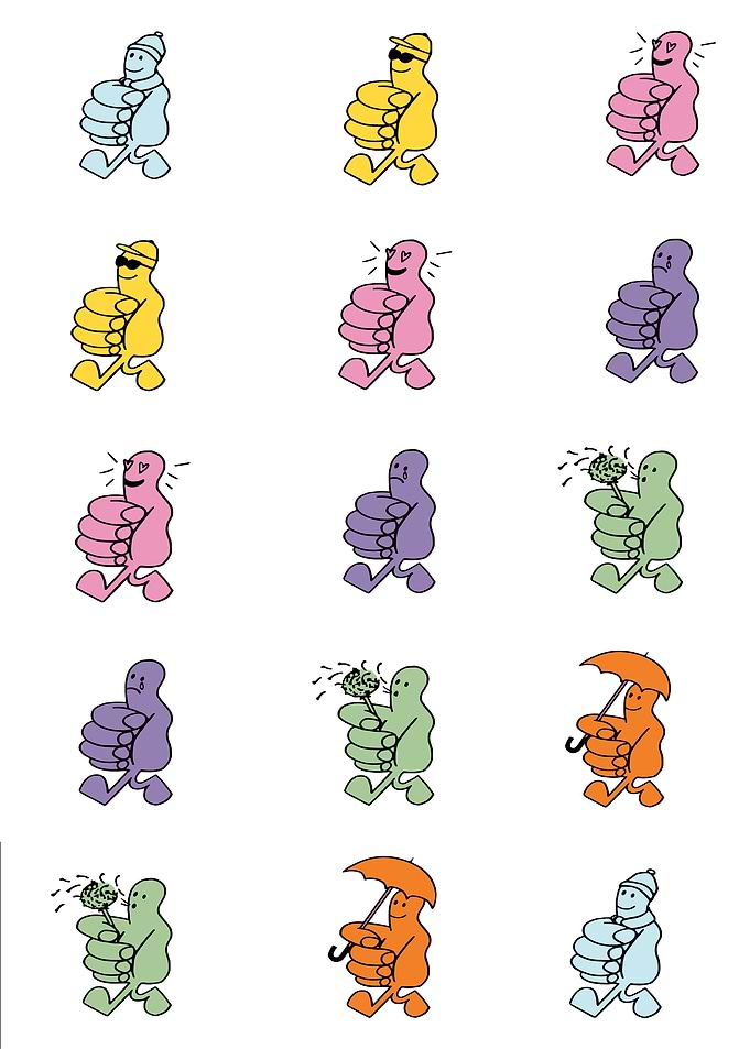 Cute Characters with Accessories