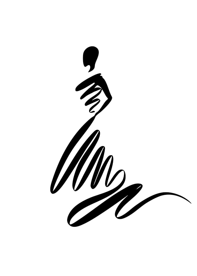 Abstract Fashion Illustration