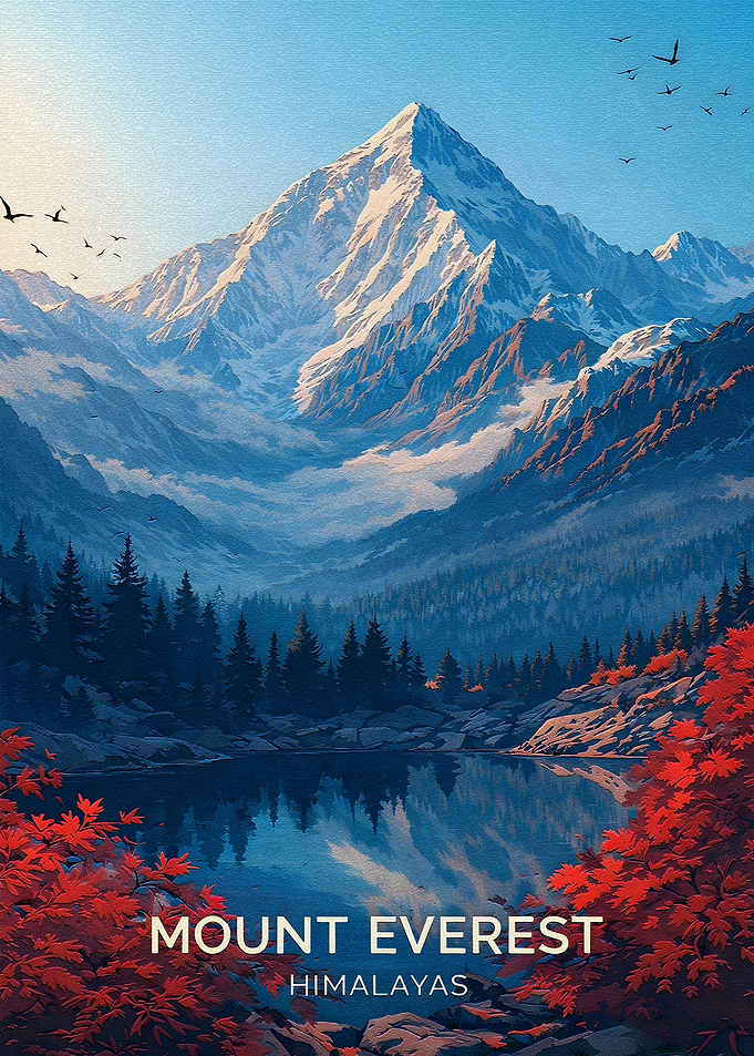 Mount Everest Himalayas Landscape