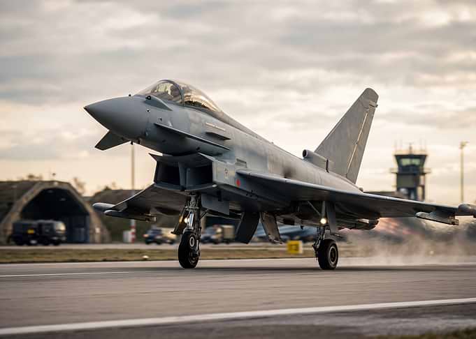 Fighter Jet on Runway
