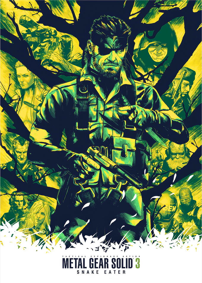 Metal Gear Solid 3 Snake Eater Poster