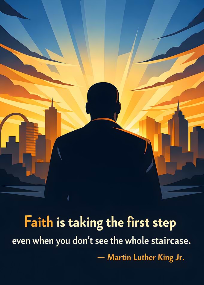 Martin Luther King Jr. quote about faith