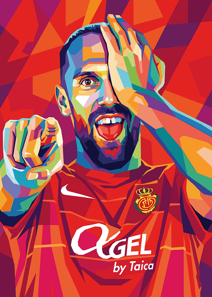 Vedat Muriqi Pop Art Style