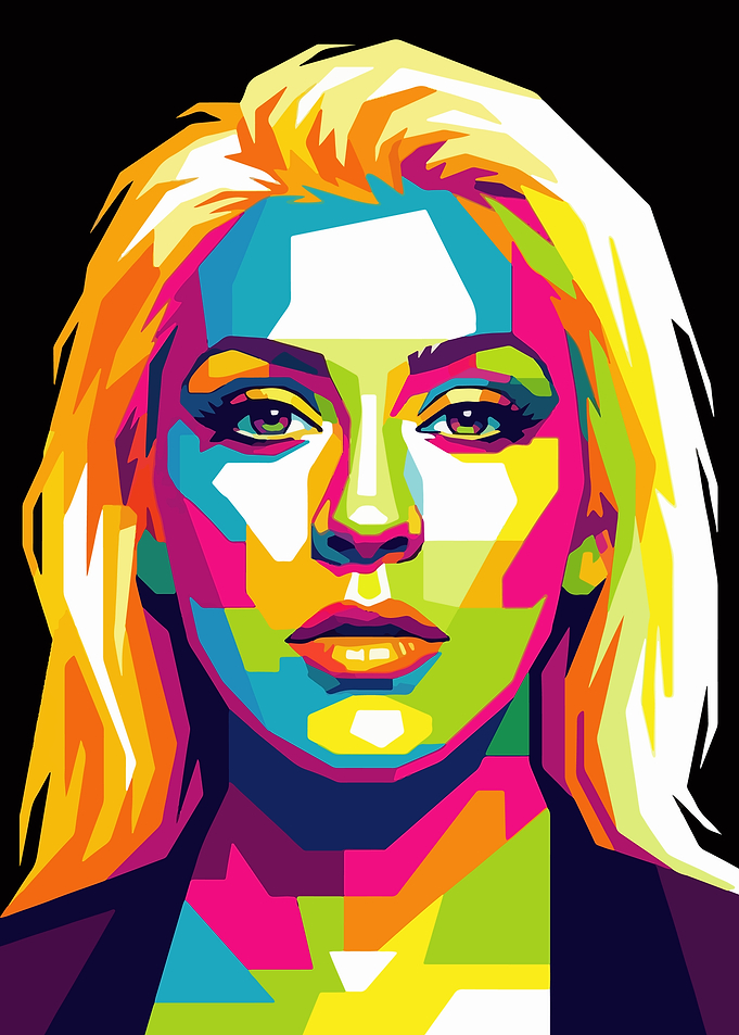 Colorful Pop Art Portrait