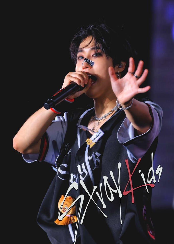 Stray Kids Han performing on stage
