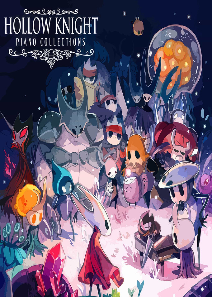 Hollow Knight Piano Collections Poster