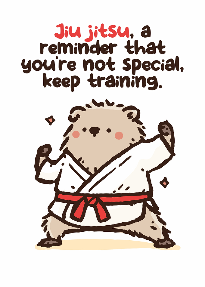 Cute Bear in Jiu Jitsu Gi
