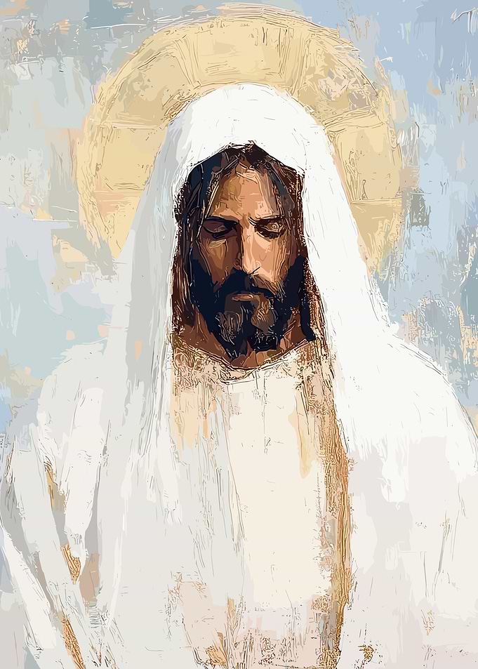 Jesus Christ with Halo