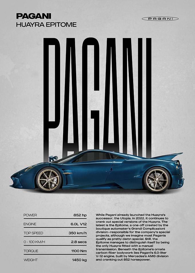 Pagani Huayra Epitome