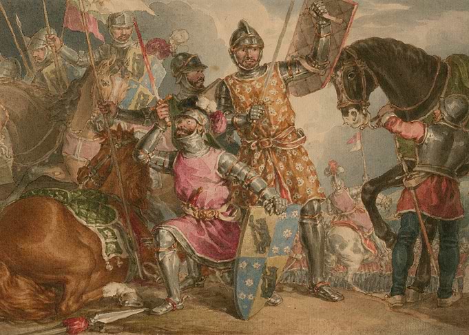 Medieval Knights in Battle