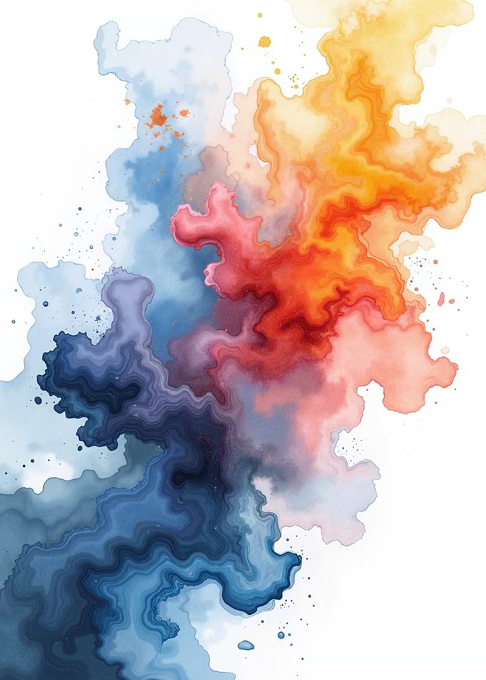 Abstract Watercolor Splash
