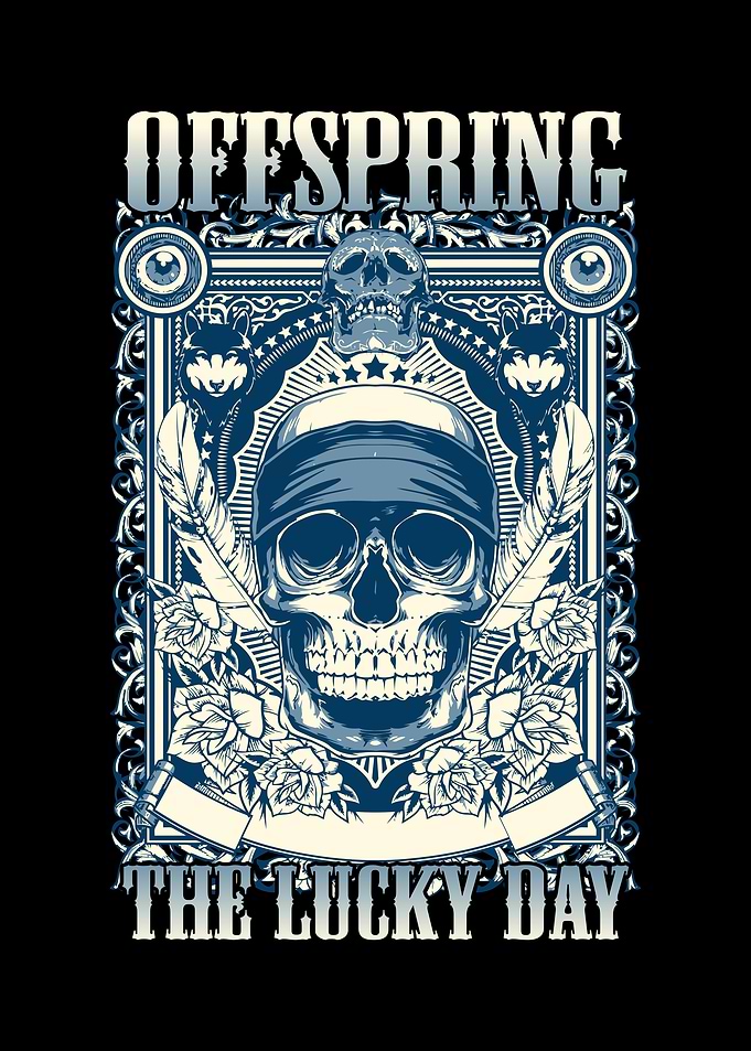 Offspring The Lucky Day Skull Art