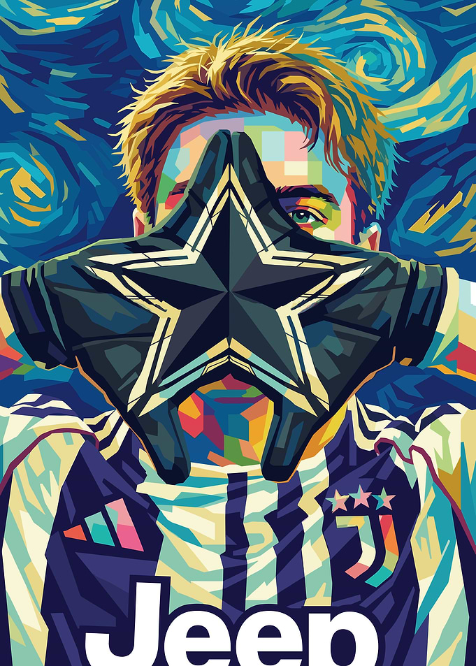 Kenan Yıldız Juventus Pop Art