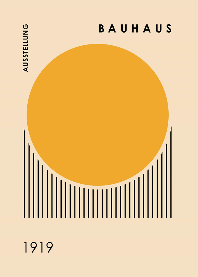 Bauhaus Exhibition Poster 1919