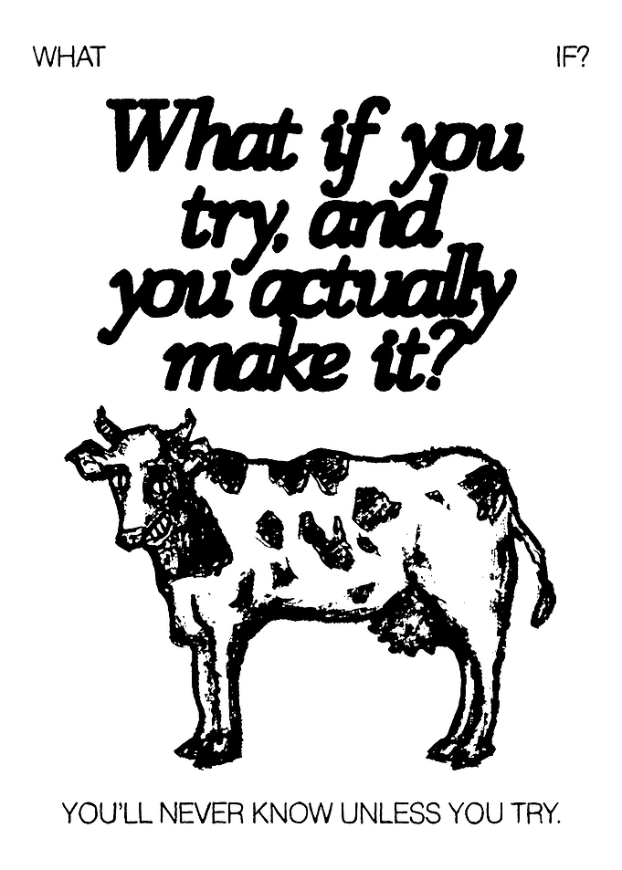 What if you try and make it?