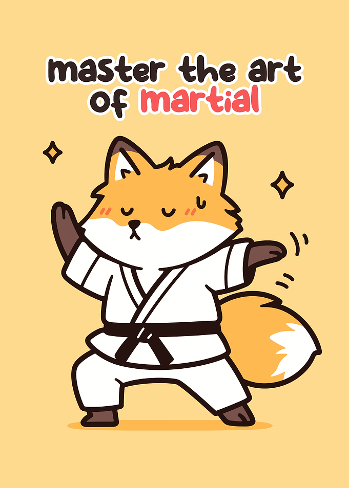Cute Fox Martial Artist