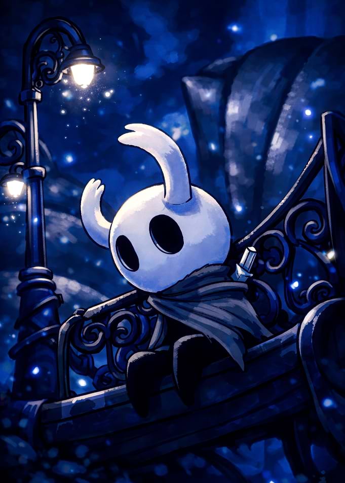 The Knight in a Blue Night