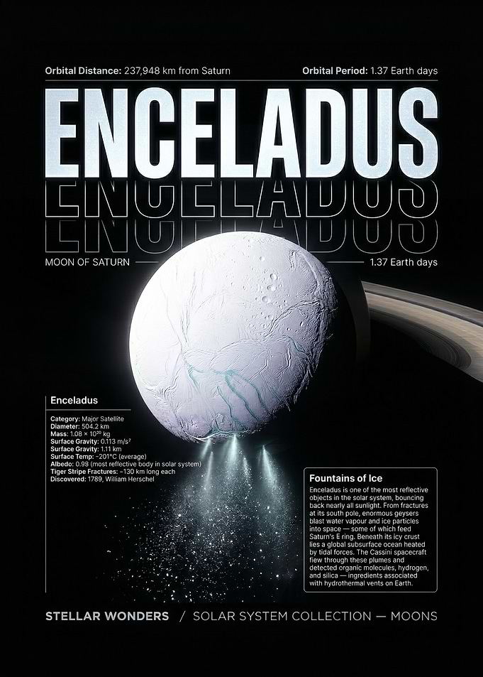 Enceladus Moon of Saturn