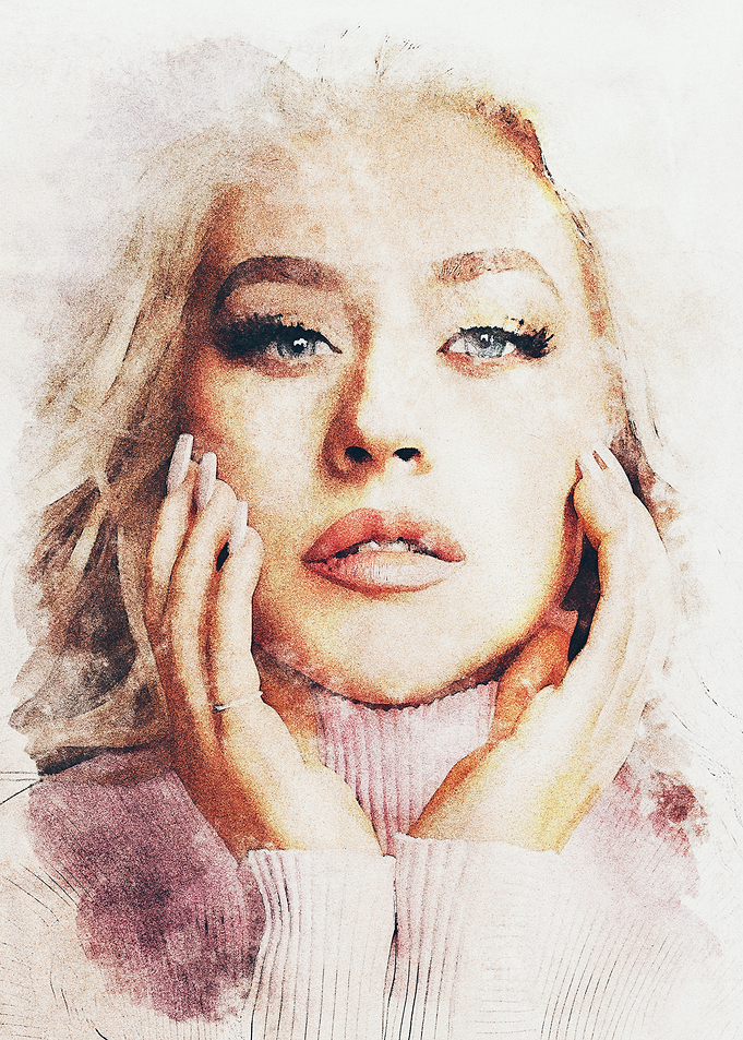 Christina Aguilera Portrait
