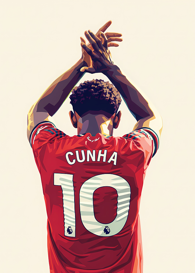 Football Player Cunha 10