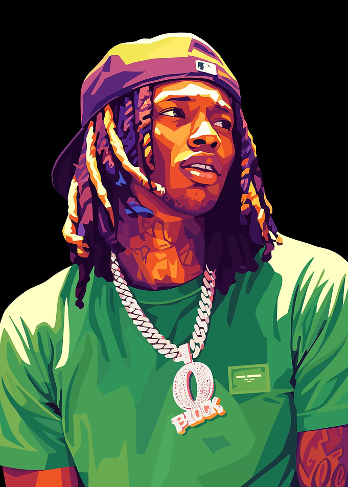 King Von Pop Art Portrait