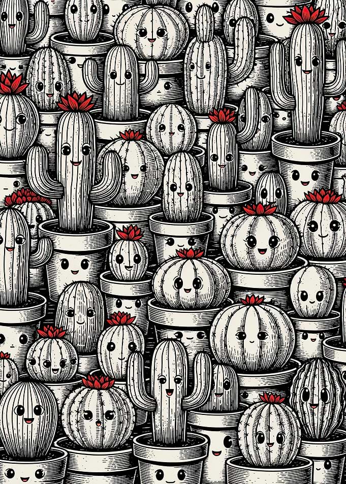 Cute Cactus Pattern