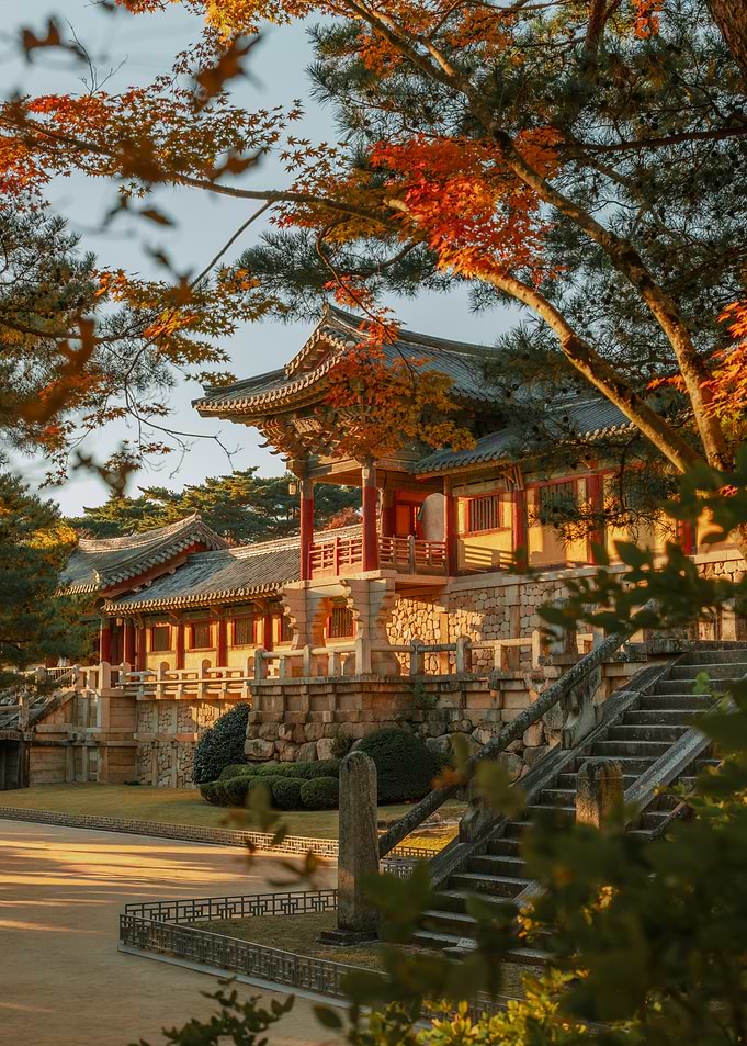 Bulguksa Temple in Gyeongju, South Korea