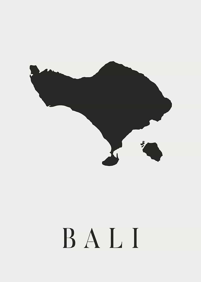 Bali Map and Text