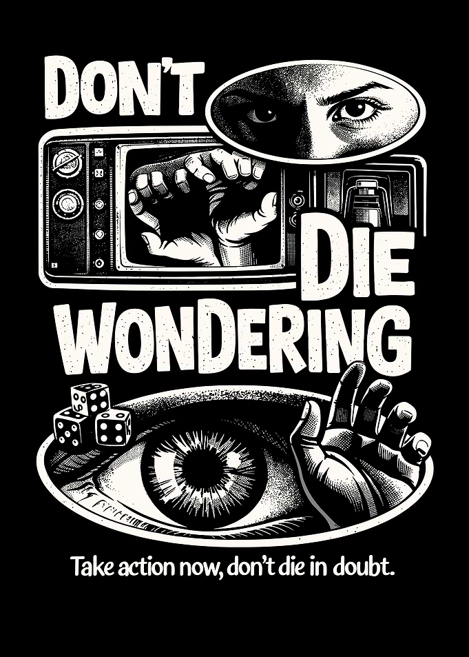 Don't Die Wondering Poster