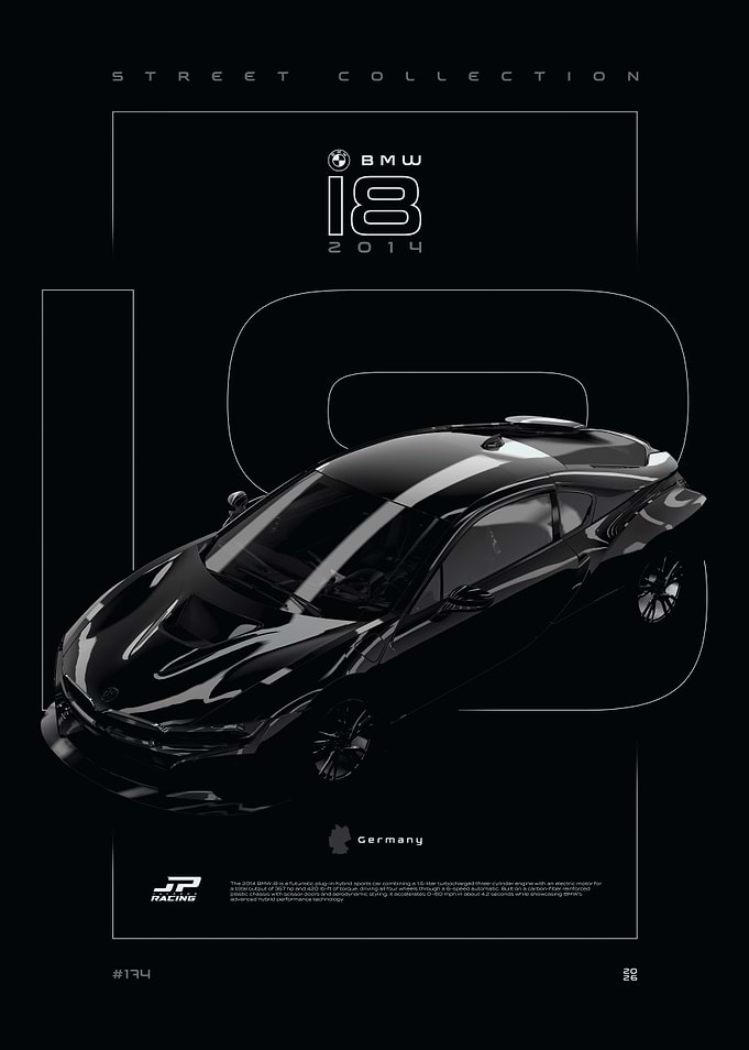 BMW i8 2014 Street Collection