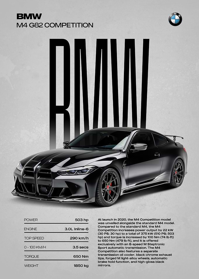 BMW M4 G82 Competition Car