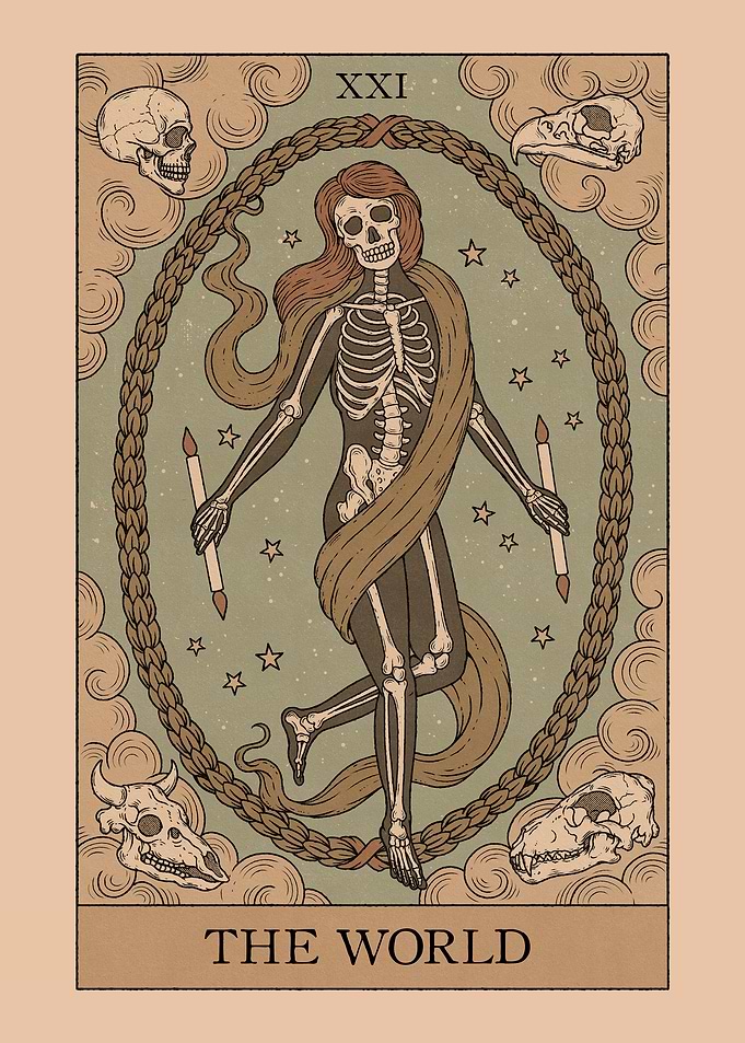 The World - Bones Tarot