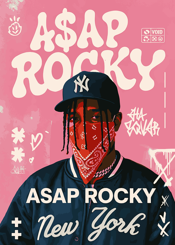 A$AP Rocky New York Poster