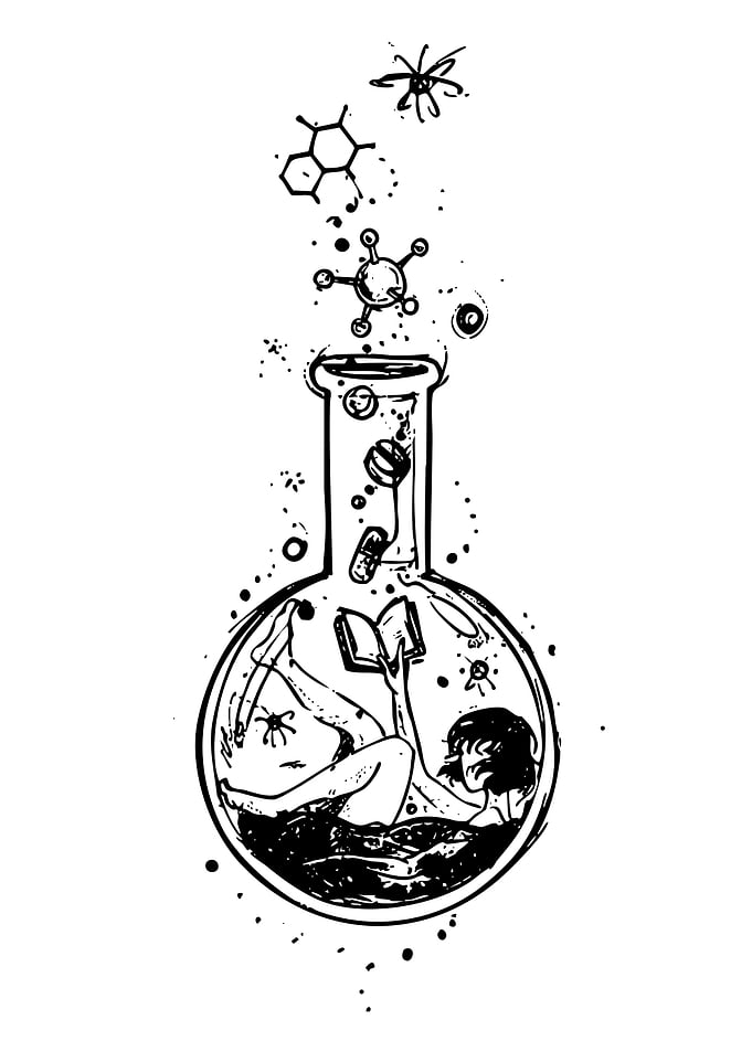 Science and Reading Inside a Flask